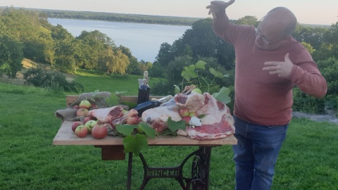 Piotr Lenart na szlaku kulinarnym „Niech Cię Zakole”/fot. nadesłane