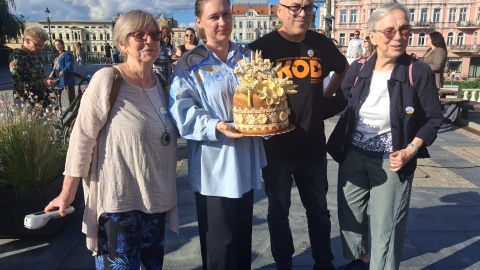 „Nie bądź obojętny”. Manifestacja w Bydgoszczy przeciwko agresji wobec Ukraińców/fot. Damian Klich