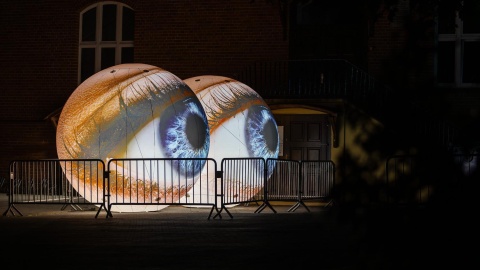 Instalacja na rzecz Festiwalu Światłoczułego w Chełmnie/fot. Szymon Zdziebło