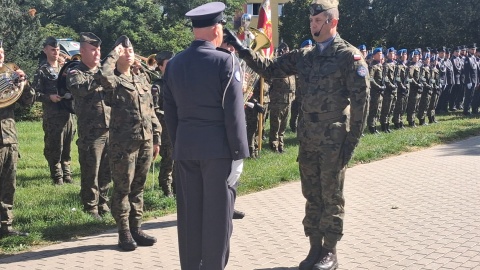 Pod Pomnikiem Lotników na osiedlu Błonie oddano hołd wszystkim poległym oraz zasłużonym na służbie/fot. Damian Klich