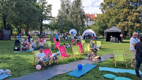 Miasteczko Festiwalu „Pozytywka" w bydgoskim Parku Kochanowskiego/fot. Ewa Dąbska-Wieczorkowska