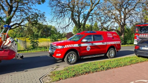 Zwłoki wyłowiono nad ranem w Chełmicy Dużej. / Fot. OSP KSRG Bogucin