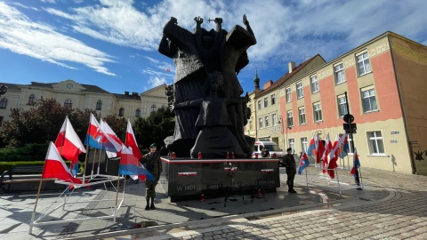 W Bydgoszczy uroczystości na starym rynku. /fot. Natasza Trzebuchowska