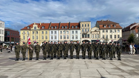 W Bydgoszczy uroczystości na starym rynku. /fot. Natasza Trzebuchowska