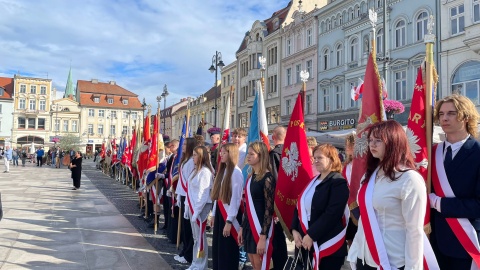 W Bydgoszczy uroczystości na starym rynku. /fot. Natasza Trzebuchowska