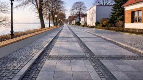 Urząd Miasta Nieszawa w powiecie aleksandrowskim planuje zmiany nad Wisłą. Bulwary i pobliski Plac Jana i Zofii zostaną odnowione/fot. Urząd Miasta Nieszawa