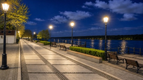 Urząd Miasta Nieszawa w powiecie aleksandrowskim planuje zmiany nad Wisłą. Bulwary i pobliski Plac Jana i Zofii zostaną odnowione/fot. Urząd Miasta Nieszawa