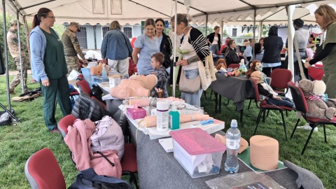 Piknik Instytutu Fizjoterapii Wyższej Szkoły Nauk o Zdrowiu w Bydgoszczy /fot. Damian Klich