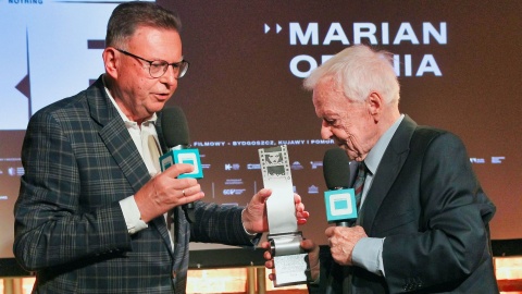 Marian Opania z nagrodą „Klasyka gatunku”/ Fot. Piotr Walczak