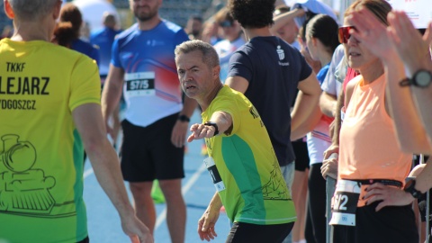 Na stadionie Zawiszy rywalizowano z kolei w ramach 10. PKO Biegu Charytatywnego/fot. Patryk Głowacki