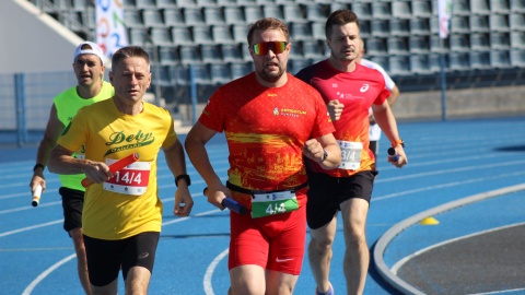 Na stadionie Zawiszy rywalizowano z kolei w ramach 10. PKO Biegu Charytatywnego/fot. Patryk Głowacki