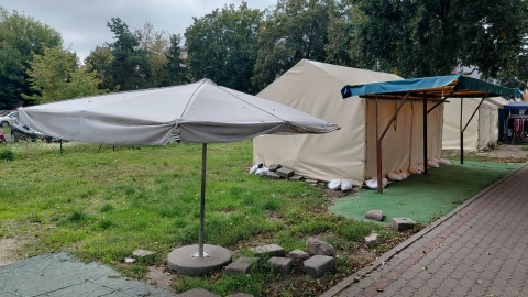Czy stragany psują krajobraz Ciechocinka? /fot. Radosław Jagieła