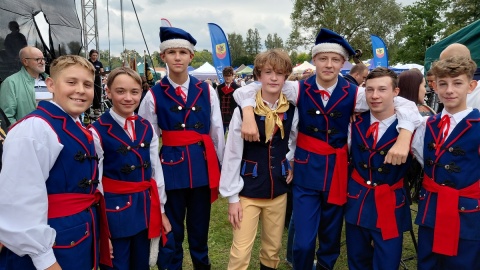Zespół Ziemia Bydgoska wystąpił w miniony weekend podczas Jarmarku kujawsko-pomorskiego w Myślęcinku/fot. Magdalena Gill