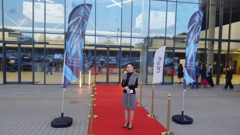 Dziennikarka PR PiK Sława Skibińska-Dmitruk podczas inauguracji BFM/fot. Magdalena Gill