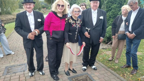 Ewa Braun (na zdjęciu w białych włosach) uhonorowana w Lipnie/fot. Radosław Jagieła