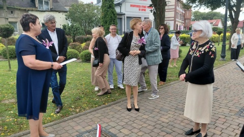 Ewa Braun (na zdjęciu w białych włosach) uhonorowana w Lipnie/fot. Radosław Jagieła