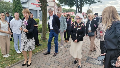 Ewa Braun (na zdjęciu w białych włosach) uhonorowana w Lipnie/fot. Radosław Jagieła