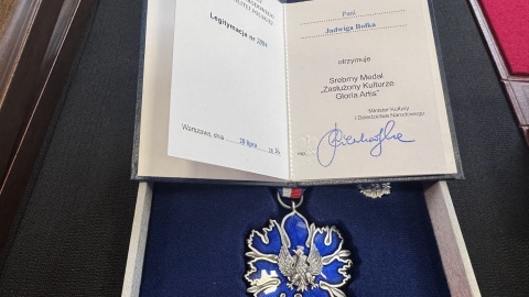 Srebrny medal „Zasłużony Kulturze Gloria Artis”/fot. Magda Jasińska