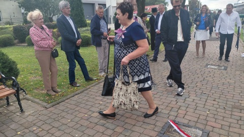 Reżyser Magnus von Horn odsłonił swoją tabliczkę na Bulwarach Poli Negri/fot. Radosław Jagieła