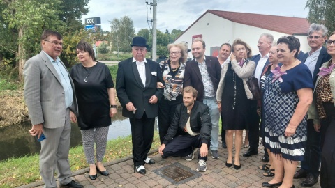 Reżyser Magnus von Horn odsłonił swoją tabliczkę na Bulwarach Poli Negri/fot. Radosław Jagieła