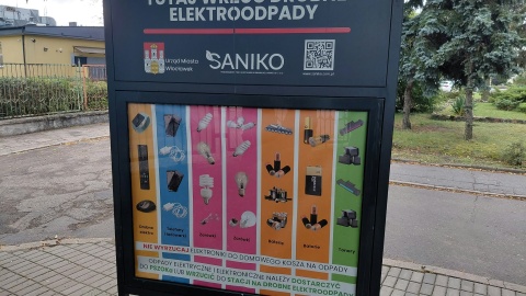 Przybywa pojemników na elektroodpady we Włocławku/fot. Radosław Jagieła