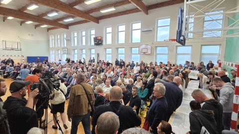 Głośny protest pod Toruniem. Ponad 200 osób krzyczało „nie” dla Mostu Zachodniego/fot. Mariusz Luda