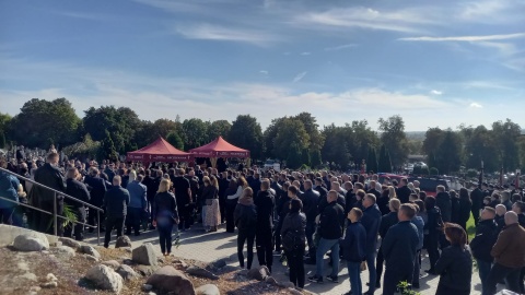 Uroczystości pogrzebowe 13-letniego Natana w Nakle/ Fot. Tatiana Adonis