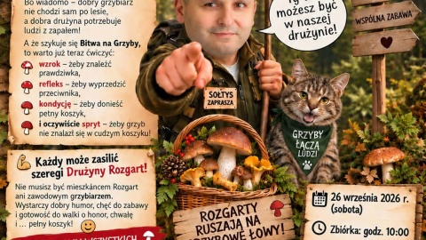W głębi lasu toczyła się walka o Złoty Kozik. Bitwa na grzyby to już tradycja w Rozgartach
