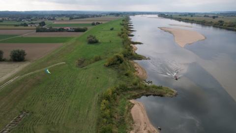 Akcja ratunkowa na Wiśle. /fot. KM PSP w Grudziądzu