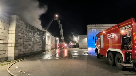 Pożar wysypiska śmieci w Inowrocławiu/fot. kpt. Tomasz Krajewski/OSP Jacewo