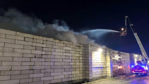 Pożar wysypiska śmieci w Inowrocławiu/fot. kpt. Tomasz Krajewski/OSP Jacewo