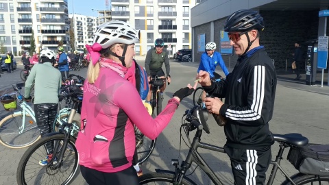 Rowerowy przejazd dla zdrowia na trasie Toruń-Turzno/fot. Monika Kaczyńska