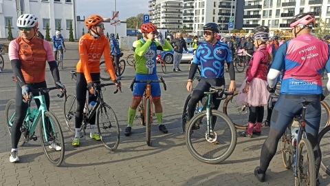 Rowerowy przejazd dla zdrowia na trasie Toruń-Turzno/fot. Monika Kaczyńska