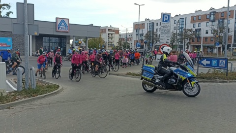 Rowerowy przejazd dla zdrowia na trasie Toruń-Turzno/fot. Monika Kaczyńska