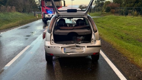 Cztery auta osobowe brały udział w wypadku na DK 25 pod Bydgoszczą/fot. KM PSP Bydgoszcz
