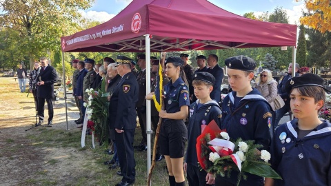 W Brodnicy upamiętnili por. Daniela Różyńskiego. /fot. Mariusz Luda