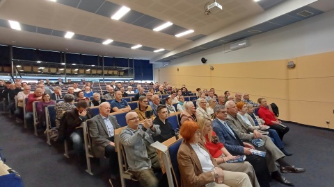 Leszek Miller był gościem Bydgoskiej Szkoły Wyższej. /fot. Katarzyna Bogucka
