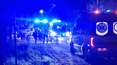 Do groźnego zdarzenia doszło w Wymysłowie koło Tucholi/ Fot. Szymon Chyła