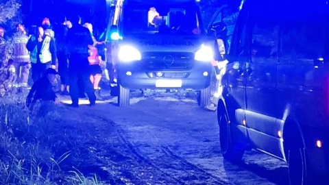 Do groźnego zdarzenia doszło w Wymysłowie koło Tucholi/ Fot. Szymon Chyła