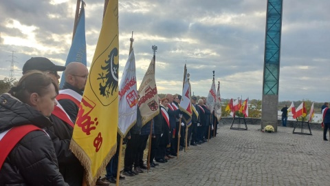 Uroczystości upamiętniające we Włocławku. /fot. Marek Ledwosiński