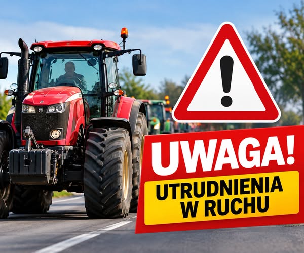 Rolnicy będą protestować w Grudziądzu. Możliwe czasowe utrudnienia w ruchu i zatory
