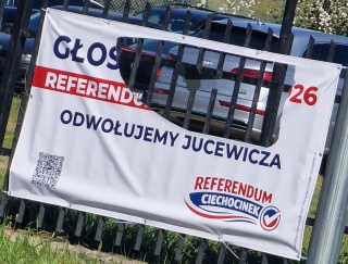 Nie obyło się bez incydentów w czasie kampanii referendalnej w Ciechocinku