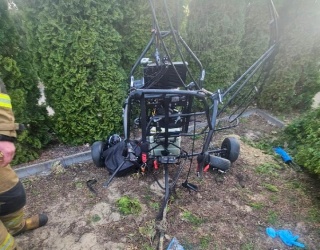 Wstępne ustalenia po wypadku motoparalotniarza w Inowrocławiu. Lotu nie było w planie
