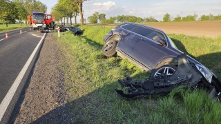 Zderzenie ciężarówki i dwóch osobówek na trasie z Inowrocławia do Torunia [aktualizacja]