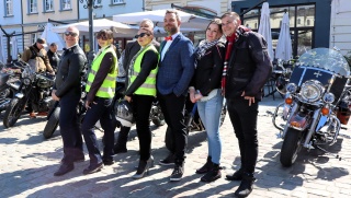 Odwaga kończy się pod gabinetem lekarskim. Motocykliści zachęcali panów do badań [zdjęcia]