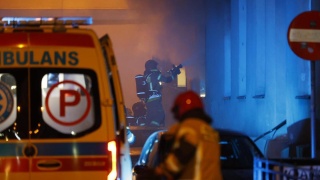 Dwie osoby ranne w nocnym pożarze w Grudziądzu. Mamy informację o możliwej przyczynie