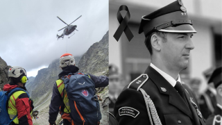 Tragiczna śmierć w słowackich Tatrach. Toruńscy strażacy i przyjaciele z Klubu Wysokogórskiego żegnają swojego kolegę