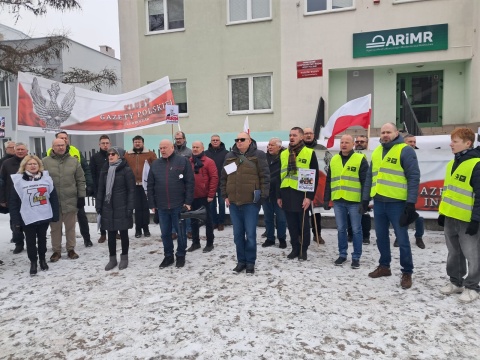 Protest w Inowrocławiu. Powiedzieli nie umowie z Mercosur