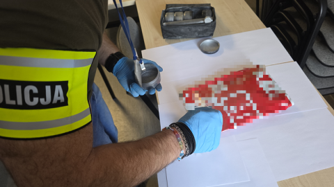 Paczkomatem wysyłał narkotyki. 44-latek został złapany na gorącym uczynku [zdjęcia, wideo]