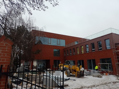 Trwa rozbudowa wojewódzkiej komendy straży pożarnej. Pożar nie spowodował drastycznych opóźnień